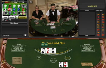 Casino Hold'em Live Spiel